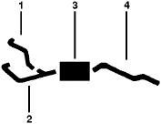 1969 Chevy Blazer 8 Cyl Engine Single Exhaust System diagram