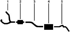 1979 Chevy Blazer 8 CYL Engine Single Exhaust System diagram