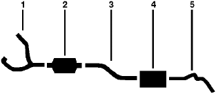 1979 Chevy Blazer 6 Cyl 250 Engine Single Exhaust System diagram