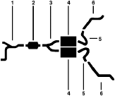 1971-72 Chevy Brookwood Kingswood Townsman 8 Cyl 400 Engine 455 Engine Single Exhaust System diagram