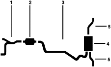 1978 Chevy EL Camino Malibu Monte Carlo 8 Cyl 350L 5.7L Engine Dual Exhaust System diagram