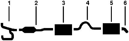 1975 Chrysler Cordoba 8 Cyl Engine Single Exhaust System diagram