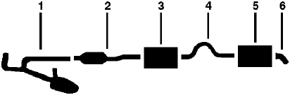 1979 Chrysler Cordoba 8 Cyl 5.2L Engine Single Exhaust System diagram