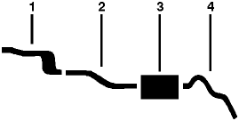 1978 Ford Fairmont 4 Cyl 2.3L Engine Single Exhaust System diagram