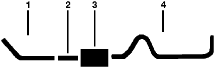 1984-87 Ford Escort 4 Cyl 2.0L Engine Single Exhaust System diagram