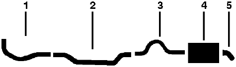 1986-89 Ford Aerostar 6 Cyl 3.0L Engine Single Exhaust System diagram