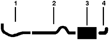 1979 Ford Mustang 4 Cyl 2.3L Engine Single Exhaust System diagram