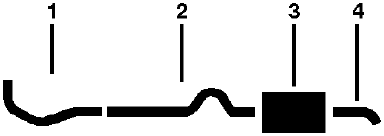 1980 Ford Mustang 6 Cyl 3.3L Engine Single Exhaust System diagram