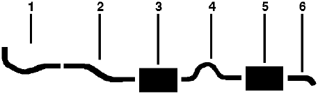 1975 Ford Pinto 4 Cyl Engine Single Exhaust System (2300CC Models Without Converter Exc. Station Wagon) diagram
