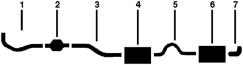 1983 Ford Mustang 4 Cyl 2.3L Engine Single Exhaust System diagram