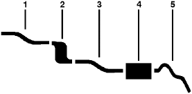 1978 Mercury Zephyr 6 Cyl 3.3L Engine Single Exhaust System diagram