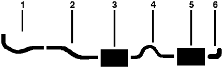 1980 Mercury Capri 4 Cyl Engine Single Exhaust System diagram