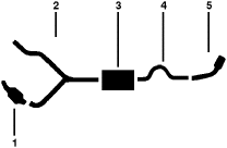 1975 Mercury Montego 8 Cyl Engine Single Exhaust System diagram