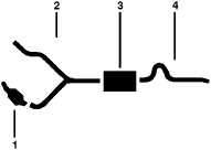 1976 Mercury Montego 8 Cyl Engine Single Exhaust System diagram