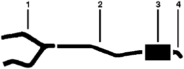 1961 Mercury Colony Park Monterey 8 Cyl Engine Single Exhaust System diagram
