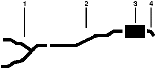 1963 Mercury Meteor 8 Cyl Engine Single Exhaust System diagram