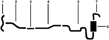 1985 Oldsmobile 98 6 Cyl 4.3L Engine Single Exhaust System diagram