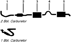 1979 Plymouth Volare 6 Cyl 3.7L Engine Single Exhaust System diagram