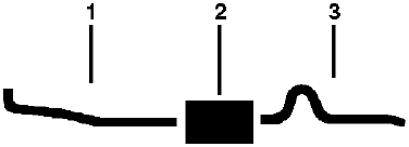 1975 Plymouth Duster Scamp Valiant 6 Cyl 225 Engine Single Exhaust System (Models With Converter Models Without Noise Reduction Package) diagram