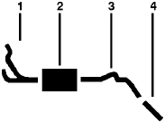 1976 Plymouth Duster Scamp Valiant 6 Cyl 225 Engine Single Exhaust System (Models Without Converter Models Without Noise Reduction Pack) diagram