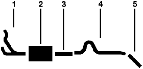 1975 Plymouth Trailduster 8 Cyl 318 Engine Single Exhaust System diagram