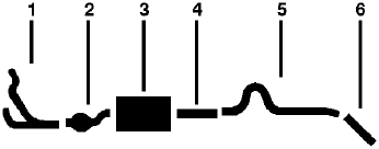 1978 Plymouth Trailduster 8 Cyl Engine Single Exhaust System diagram