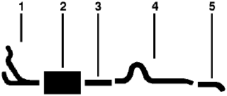 1978 Plymouth PB100 VAN PB200 VAN PB300 VAN 8 Cyl 440 Engine Single Exhaust System diagram