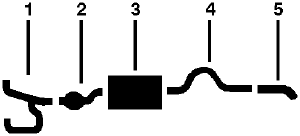 1978 Plymouth PB100 VAN PB200 VAN PB300 VAN 6 Cyl Engine Single Exhaust System (Grand Voyager 6 Cyl. Voyager Models Without Converter) diagram