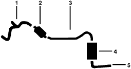 1986 Pontiac 6000 6 Cyl 2.8L Engine Single Exhaust System (173X 2.8L) diagram