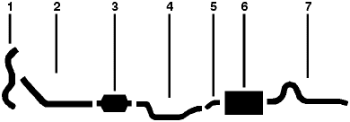 1981 Pontiac Bonneville Catalina 8 Cyl 4.3L Engine Single Exhaust System diagram