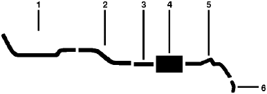 1976-77 Chevy G30 VAN G35/G3500 VAN 8 Cyl 350 Engine Single Exhaust System diagram