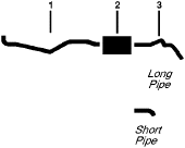 1961 Chevy Pickup 6 Cyl Engine Single Exhaust System diagram