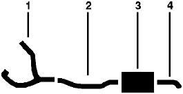 1962 Chevy Pickup 6 Cyl Engine Single Exhaust System diagram