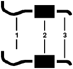 1965-66 Chevy Pickup 8 Cyl Engine Single Exhaust System diagram
