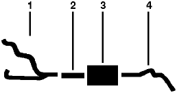 1973 Chevy P20 VAN P25/P2500 VAN 6 Cyl Engine Single Exhaust System diagram