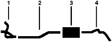 1976-77 Chevy C10 Pickup C15/C1500 Pickup 6 Cyl Engine Single Exhaust System diagram
