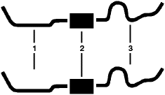 1977 Chevy K30 Pickup K35/K3500 Pickup 8 Cyl 350 Engine Single Exhaust System diagram