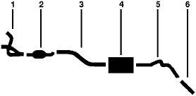 1978 Chevy P20 VAN P25/P2500 VAN 8 Cyl 350 Engine Single Exhaust System diagram