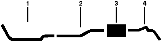 1978 Chevy C10 Pickup C10 Suburban C15/C1500 Pickup C15/C1500 Suburban K10 Suburban K15/K1500 Suburban 8 Cyl Engine Single Exhaust System diagram