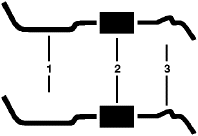 1978 Chevy K10 Pickup K15/K1500 Pickup 6 Cyl Engine Single Exhaust System diagram