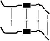 1980 Chevy K20 Pickup K25/K2500 Pickup 6 Cyl 292 Engine Single Exhaust System diagram