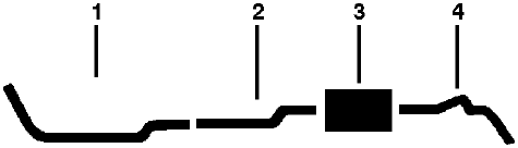 1981-82 Chevy C30 Pickup C35/C3500 Pickup 8 Cyl Engine Single Exhaust System diagram