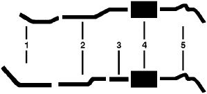 1981-82 Chevy K20 Pickup K25/K2500 Pickup 6 Cyl 292 Engine Single Exhaust System diagram