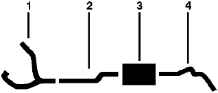 1983-85 Chevy C30 Pickup C35/C3500 Pickup 6 Cyl 292 Engine Single Exhaust System diagram