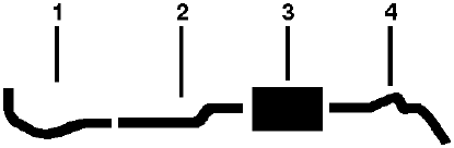 1983-85 Chevy C20 Pickup C25/C2500 Pickup 6 Cyl 292 Engine Single Exhaust System diagram