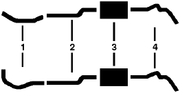 1981 Chevy C20 Pickup C25/C2500 Pickup 8 Cyl 305L Engine Dual Exhaust System diagram