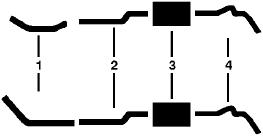 1985-88 Chevy C10 Pickup C15/C1500 Pickup C1500 Pickup R1500 R1500 Pickup 8 Cyl Engine Dual Exhaust System diagram