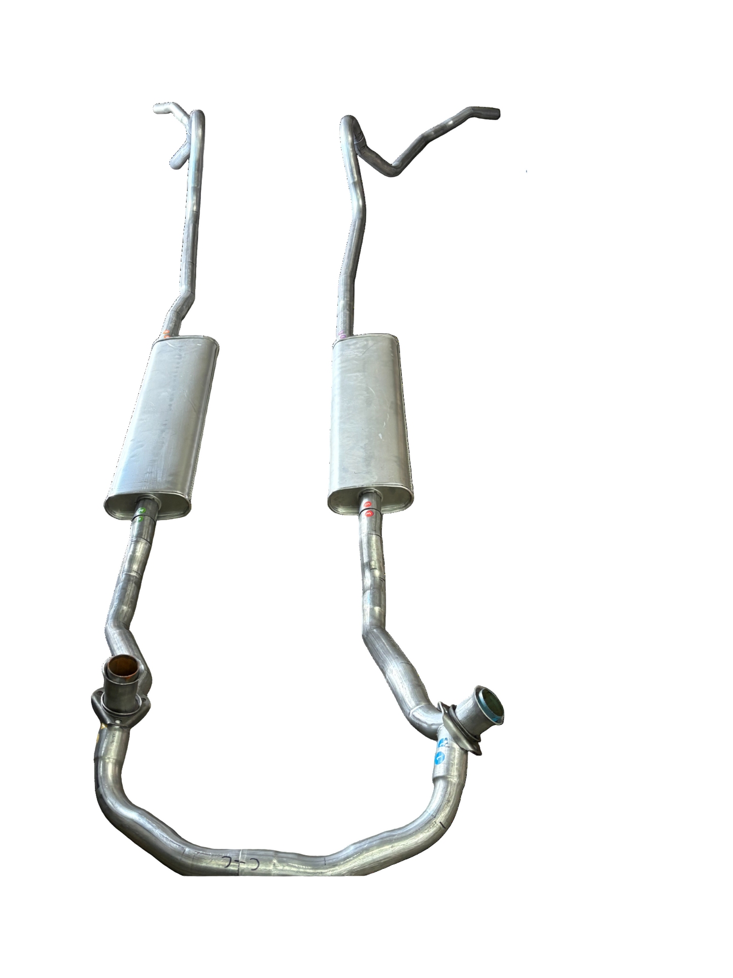 1957 Chevy Bel Air All Models 8 Cyl Engine Dual Exhaust System