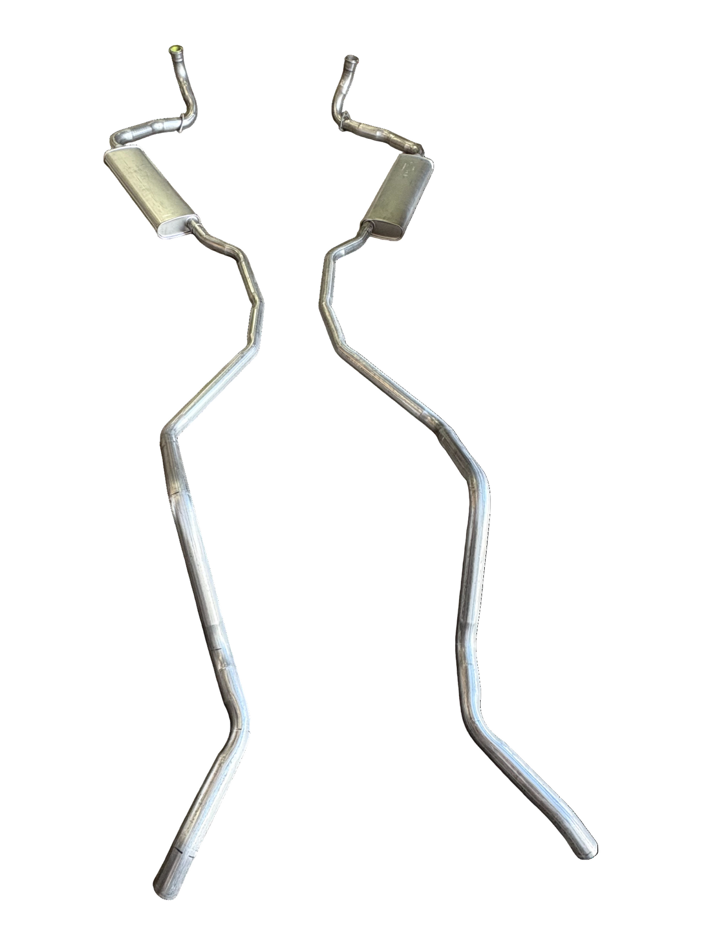 1961-64 Chevy Bel Air Biscayne Impala Super Sport 283 327 348 Motores Sistema de escape doble