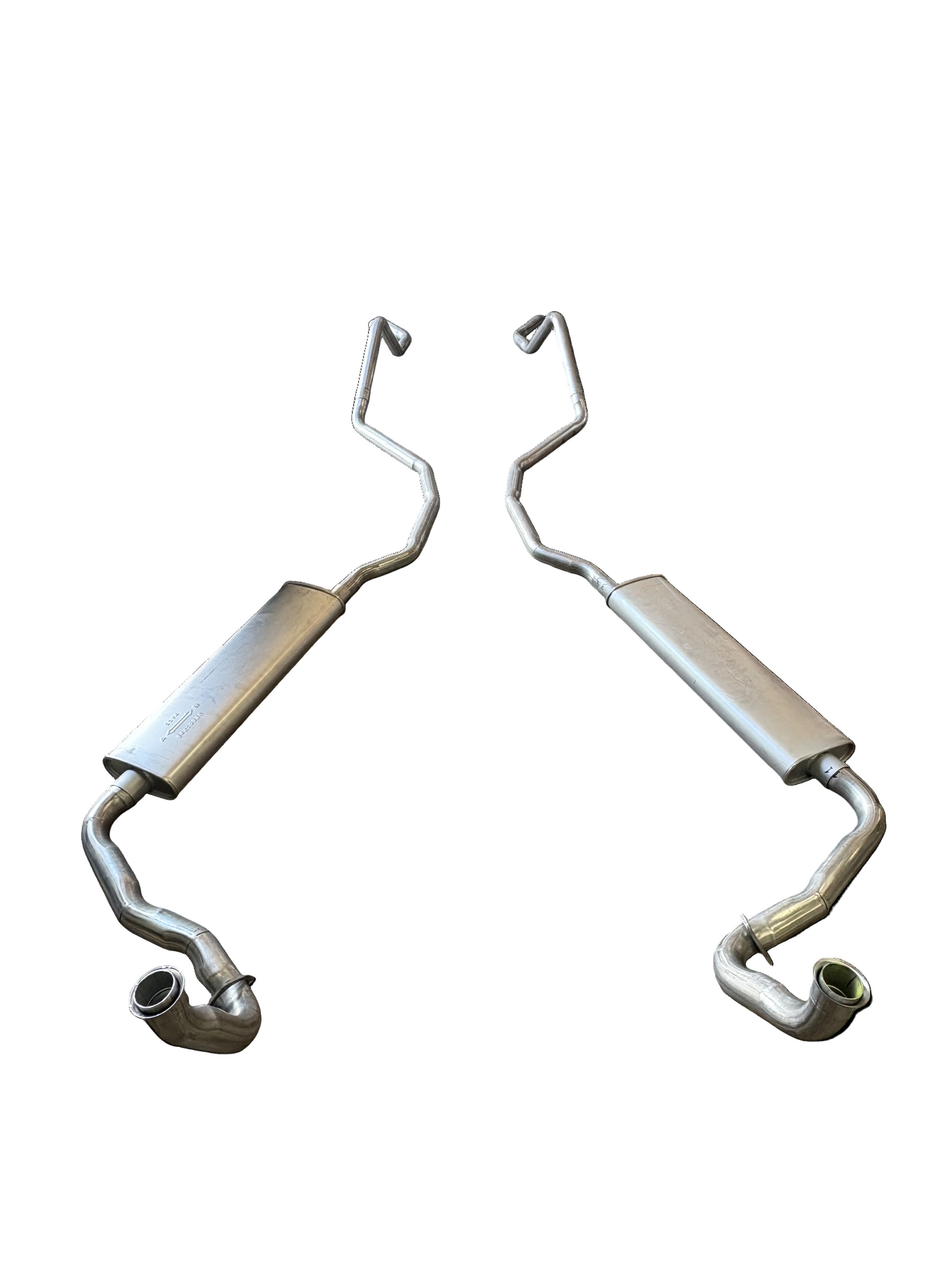 1961-64 Chevy Bel Air Biscayne Impala Super Sport 283 327 348 Motores Sistema de escape doble